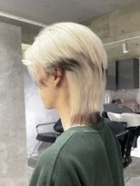 マハロ 千葉(mahalo) 金髪センターパート