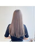 大人気ミルクティーベージュ×艶髪ストレート
