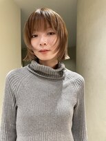 ルノ(RUNO)&nbsp;前下がりショート・ボブ/ミニボブ/前髪あり/20代/結べる/外ハネ