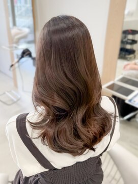 セミロング/韓国/レイヤーカット/ダブルカラー/栄n12