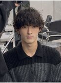 MEN’S HAIR/サーフカール/刈り上げセンターパート/渋谷