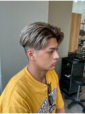 アップバングセンターパートツイストスパイラルバレイヤージュ