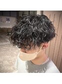 波巻きパーマ