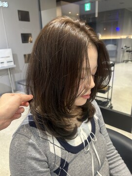 トーン(TONE) オリーブベージュ/レイヤーカット/レイヤー/透明感カラー/仙台