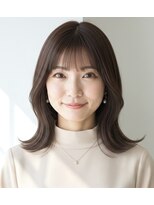 ヘアートゥリース 武蔵小杉店(hair trees)&nbsp;韓国風　外ハネスタイル 武蔵小杉トゥリース