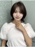 イメチェン髪質改善ピンクベージュショート仙台レイヤー韓国前髪