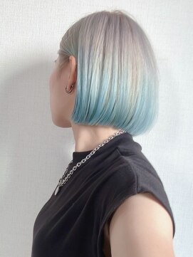 エミューバイメルシー(emmu by MERCI) ペールブルーグラデーション