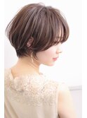 *大人ニュアンスショート×ナチュラルベージュ*
