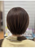 【 手ぐしでキマるショートの縮毛矯正 】