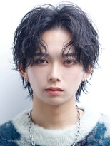 リップス 表参道店(LIPPS) センターパートウルフシャドウパーマ