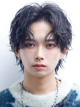 リップス 表参道店(LIPPS) センターパートウルフシャドウパーマ