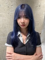 ミース(MIES) ハイトーンブルー/青髪/ブルーカラー/担当者あまね