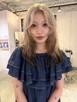 ルーム(Loom.)&nbsp;デザインカラー ザクザクレイヤー ルーツカラー 毛先カラー
