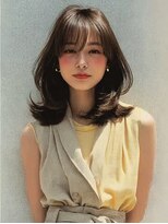 アサナ バイ フォーラボ 尾山台(ASANA by ForLABO) 【尾山台/自由が丘】顔まわりレイヤー外ハネミディ×ブラウン