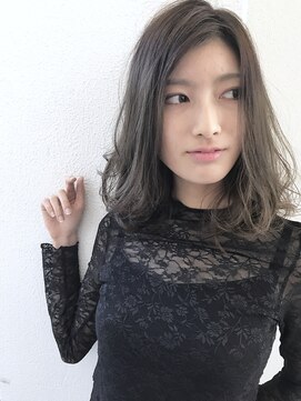 ヘアーデザイン シュシュ(hair design Chou Chou by Yone) ☆chouchou ☆透け感グレージュ×大人セミディ