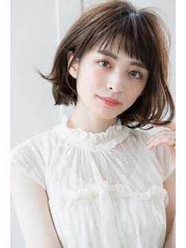 リル 8F 銀座(Rire) 【Rire-リル銀座-】 ショートバンクが決めてのゆるふわボブ☆