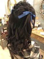 ヘアメイクアンドセットサロン リッコ(Hair make&set salon Ricco)&nbsp;Ricco イベントやコンサートにおすすめ　ハーフツインテール