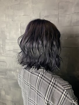 ヘアサロンエムフィス 池袋東口(HAIR SALON M Fe's) 濃いめのラベンダーグレー