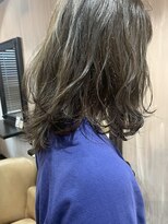 ヘアサロンM 新宿&nbsp;デザインカラー/厚めバング/ローライト/スリークボブ