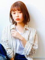 ネイヴィル オモテサンドウ(navile omotesando)&nbsp;☆外ハネボブアッシュブラウン☆navile表参道