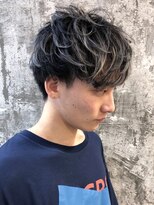 ニコフクオカヘアーメイク(NIKO Fukuoka Hair Make)&nbsp;「NIKO」メンズハイライトショート