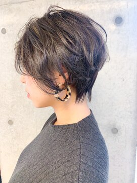 スウィープ 平尾(sweep) 【sweep平尾】ハイライト赤味消しハンサムショート【豊塚】