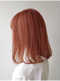 セミロングオレンジ