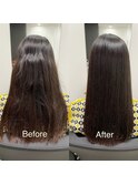 髪質改善ストレート