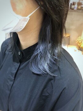 エラマ ヘアメゾン(elama hair maison) 【elama】インナーカラー×ブルーバイオレット