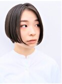 前下がりコンパクトボブ　【drop／表参道／青山】