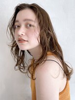 アイティーバイアルバム 松戸店(IT by ALBUM)&nbsp;ミディアムレイヤー_くびれヘアビタミンカラー_58503