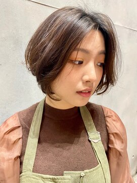 レンジシ オモテサンドウ(RENJISHI omotesando) 前髪なしショート ・丸みショートボブ