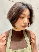 レンジシ オモテサンドウ(RENJISHI omotesando) 前髪なしショート ・丸みショートボブ