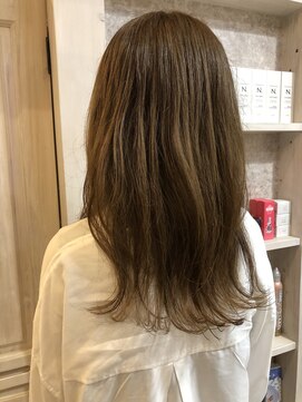 キャアリー(Caary) 福山美容室caary大人気イルミナカラー　ミルクティーグレージュ