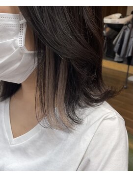 ヘアーサロン リバース(Hair Salon Rebirth) 【防府/Rebirth】シールエクステインナーカラー