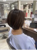 お手入れ簡単ショートボブ