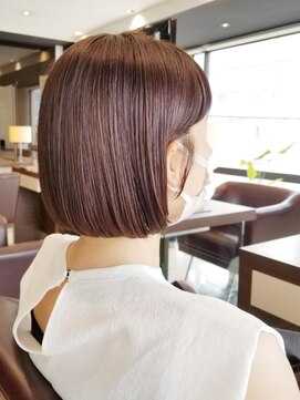 フロア(FLOOR) #ボブ#バイオレットブラウン#色持ちキレイ