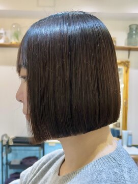 ロンドアベニール 北千住(Lond avenir) ばっさり艶ボブ☆美髪ボブ/美髪矯正[北千住]