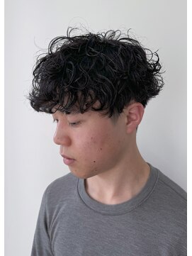 ゴーズゴードットビー 吉祥寺(go s go .b) shogo/波巻きパーマ/メンズカット/メンズパーマ/センターパート