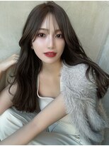 アフロート ルヴア(AFLOAT RUVUA)&nbsp;20代30代大人かわいいセミロングヘア★グレージュ