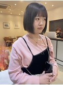 やわらかいボブスタイル