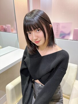 ユーフォリア 新宿店(Euphoria) 韓国ヘア似合わせレイヤーカット前髪顔周りカット大人美人