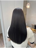 グレージュ髪質改善トリートメントレイヤーカット