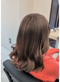 ナチュラルハイライト×ピンクベージュ