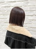 切りっぱなしカシスボブ