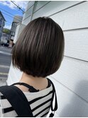 切りっぱなしボブ