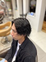 アース 長崎時津店(HAIR&MAKE EARTH)&nbsp;波巻きパーマ×センターパート