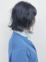 モリオ(morio)&nbsp;:肩上ボブディくせ毛カットニュアンスカールラフボブウェーブ