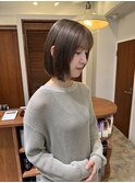 タッセルボブ ミルクティーベージュ