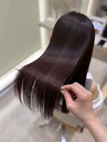スレーヌサロンハナレ 北千住美容院(Sereine salon HANARE)&nbsp;艶髪ボルドーブラウンカラー